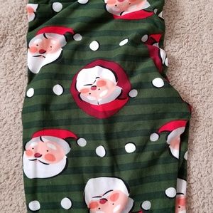 LulaRoe OS Christmas Leggings, NWOT